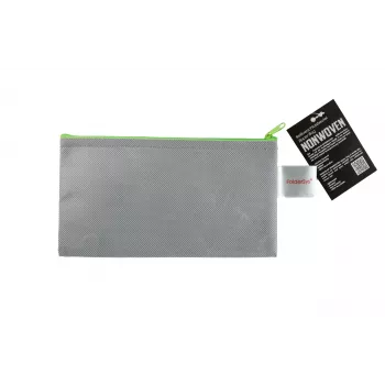 FolderSys zipová taška DL šedá neprůhledná netkaná textilie PP 120 x 220 mm