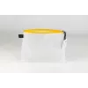 FolderSys dokumentová zipová taška A5 transparentní/žlutá 0,28 mm 1 ks