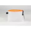 FolderSys zipová kapsa průhledná/oranžová 0,28 mm A6 1 ks
