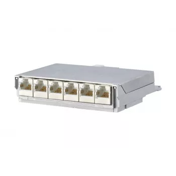 METZ CONNECT BTR E-DAT C6 6x8 AP distributor patch panel - CAT 6 - STP - šedý - 1U - 19