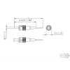 METZ CONNECT 150M1AO0020E optický patch kabel OM3 ST/PC 2 m multi