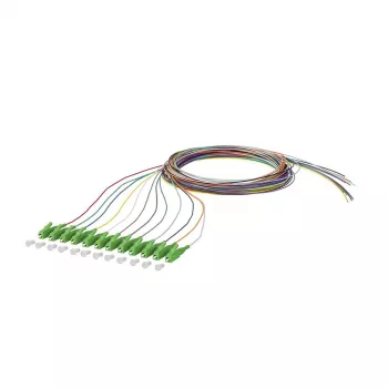 METZ CONNECT OpDAT pigtail LC/APC OS2, 12 barev, balení po 12 ks