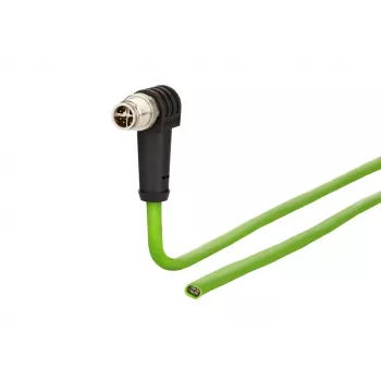 METZ CONNECT 142M2X90100 - 10 m - Cat6a - M12 průmyslový Ethernet propojovací kabel