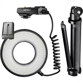 Makro LED kruhové světlo Walimex Pro DSR 232 sada