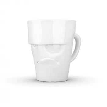 Hrnek s uchem FIFTYEIGHT PRODUCTS 350 ml, Grumpy White