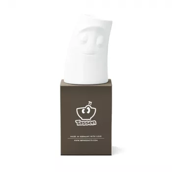 FIFTYEIGHT PRODUCTS Kerzenschmusie VERSCHMUST velký svícen bílý