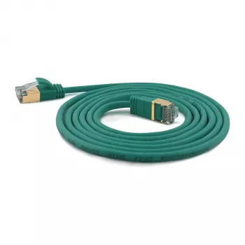 wantecWire Patch Cable CAT7 Extra Thin S/FTP Green 2.0m