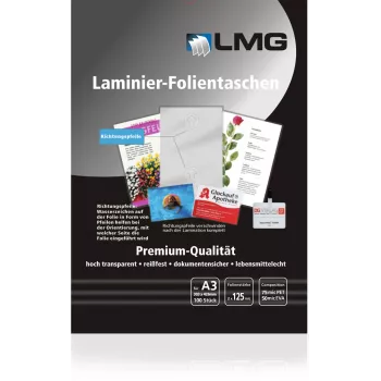 LMG Laminovací fólie A3 lesklé 125 mik 100 ks