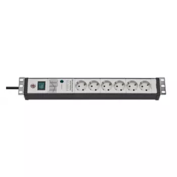TRITON prodlužovací lišta s 6x zásuvkami Schuko CEE 7/6, 2,5 m kabel (RAC-RP-X04-P6)