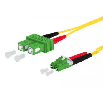 METZ CONNECT OpDAT Patch kabel SC-D APC/LC-D APC OS2 1,0 m - Singlemode vlákno