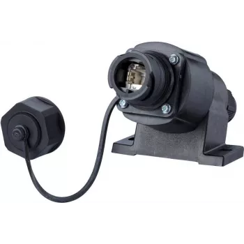 METZ E-DAT Industry IP67 V1 AP + RJ45 Field Jack vložka Cat.6A Class EA, T568B