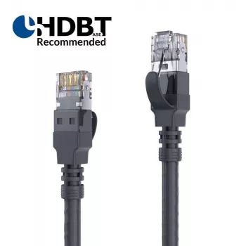 PureLink AVIT Media Series CAT 6a SFTP patch kabel RJ-45 (M) na RJ-45 (M) 25 m černý LSZH
