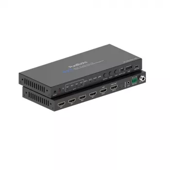 PureLink 4x1 HDMI 2.1 přepínač - 48Gbps - 8K 60Hz 4:2:0 12-bit Audio De-Embedding a KVM přepínač - 4 porty