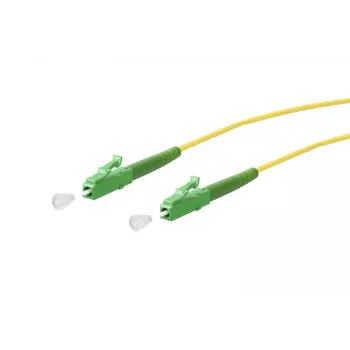 METZ CONNECT OpDAT propojovací kabel LC-S APC/LC-S APC OS2 Duplex 5m žlutý