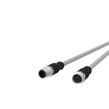 METZ CONNECT Network Cable M12 (4-Pin)
