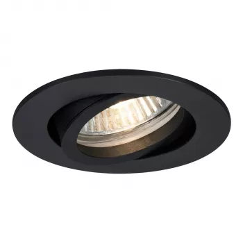 LED vestavné stropní bodové světlo Brumberg 00006308 TIRREL, kulaté, černé, 13W 12V, stmívatelné, 3000K