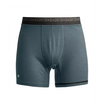 Termoprádlo boxerky Ortovox 185 Rock N Wool Boxer - Dark Arctic Grey, velikost S