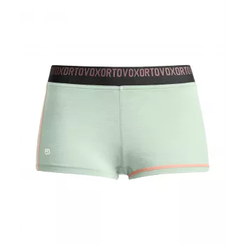 Dámské termo boxerky Ortovox 185 Rock'N'Wool Hot Pants - Green Acid, velikost S
