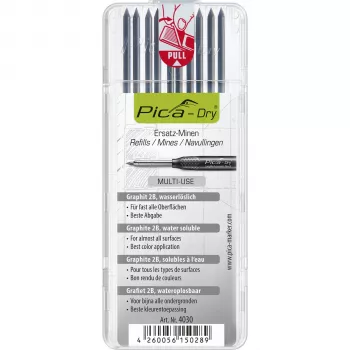 Náplně Pica DRY Refills Graphite 2B 2,8 mm 120 mm 10 tuh