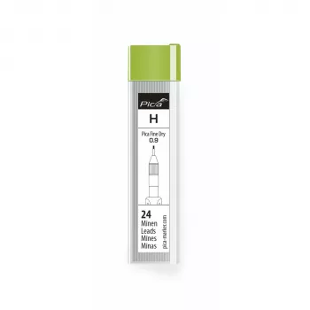 Náhradní tuhy PICA-MARKER Pica Fine-Dry H - 10 tuh, 0,9 mm, grafit
