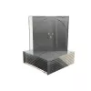 Jewel case MEDIARANGE BOX21-M - 1 disk - černá - průhledná - plast - 120 mm - 140 mm