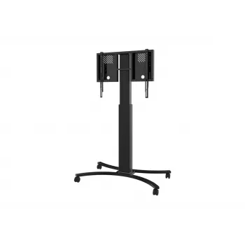 Mobilní vozík na displeje celexon Expert Adjust-4286MB pro obrazovky 42 inch-86 inch, eloxovaný hliník, černá (RAL 9005)