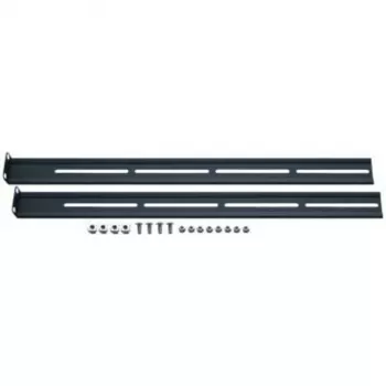 AIXCASE AIX-19K1UMR-B sada výsuvných kolejnic pro klávesnici do racku - černá - 1U - 19 inch
