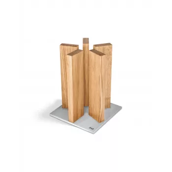 Magnetický blok na nože KAI Stonehenge dub