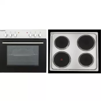 RESPEKTA EB 6000 SET IX N Built-in Oven Set with Ceramic Hob, 66L Multifunction Oven, Stainless Steel