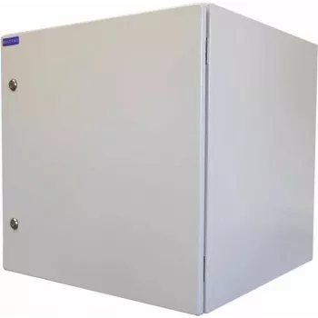 RESISTER 19 inch síťový rozvaděč Pro Aktiv - třída krytí IP54/IP55 - plná ocelová dvířka - 12U - šířka x hloubka 600x600 mm - aktivní ventilátor - filtr - světle šedá (99RRA19WV126MG)