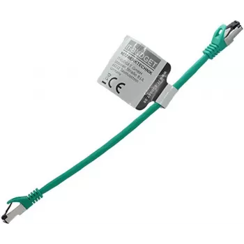 IT-BUDGET Full Copper Premium patch kabel - Flex AWG 26 - Cat.8.1 - 2000 MHz - bez halogenů - PoE+ - 40 Gbit - zelený - 0,5 m (90ITBFLEX81PK050GR)