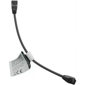 IT-BUDGET Full Copper Premium patch kabel - Slim AWG 28 - Cat.8.1 - 2000 MHz - bez halogenů - PoE+ - 40 Gbit - černý - 0,25 m