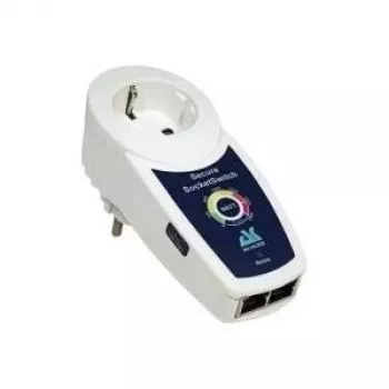 ROLINE AK Secure Socket Switch 1x ochranný kontakt, 1,5 m, černý
