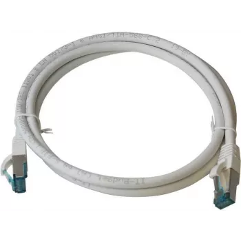 Propojovací kabel IT-BUDGET Full Copper Premium Cat.6A 500 MHz bez halogenů PoE+ AWG 26/7, bílý, 25 m