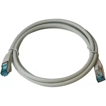 Propojovací kabel IT-BUDGET Premium Cat.6A 500 MHz bez halogenů PoE+ AWG 26/7, šedý, 30 m