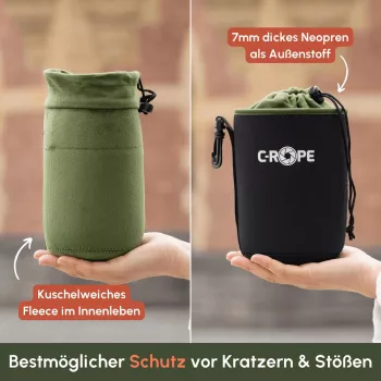 C-ROPE pouzdro na objektiv V2 černé XS 8x8cm Retail