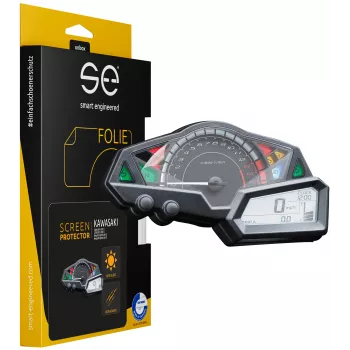 smart.engineered SE-DCP-2-0102-0065-1-M Display Protector for Kawasaki Z300 / Z250 / Ninja250 / Ninja300 (2013-2017) - Transparent