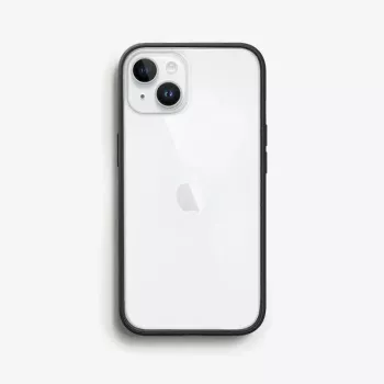 Průhledné pouzdro Woodcessories pro iPhone 14 Plus černé