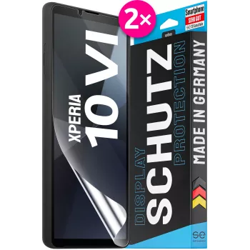 smart.engineered se 3D Screen Protector Film for Sony Xperia 10 VI, Clear, 2 Pieces (SE0-F0101-0514-24-M)