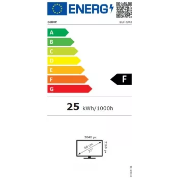 Sony Spatial Reality Display ELF-SR2 - 27 inch 4K LED monitor - 3840x2160 - 400 cd/m² - 1000:1 - 14 ms - HDMI, USB-C - reproduktory