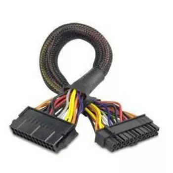 Prodlužovací napájecí kabel ATX 24pinový Akasa AK-CB24-24-EXT (24 cm, černý)