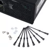 Akasa AK-MX002 antivibrační uchycení ventilátorů - černá - guma - silikon - 4 ks