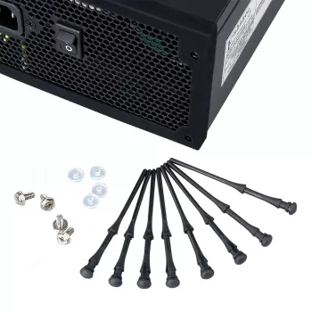 Akasa AK-MX002 antivibrační uchycení ventilátorů - černá - guma - silikon - 4 ks