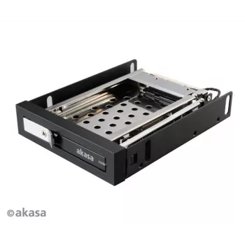 Adaptér pozice disku Akasa AK-IEN-08 2,5 palce na 3,5 palce - SATA III 6 Gbit/s - plast/nerezová ocel - černý