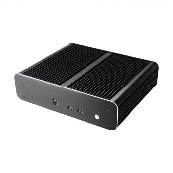 Akasa Euler TX bezventilátorová Thin Mini-ITX skříň – hliník – černá