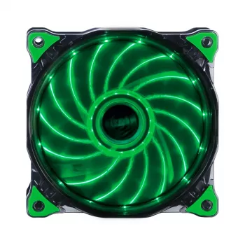 Skříňový ventilátor Akasa Vegas AK-FN091-GN 120 mm zelený LED