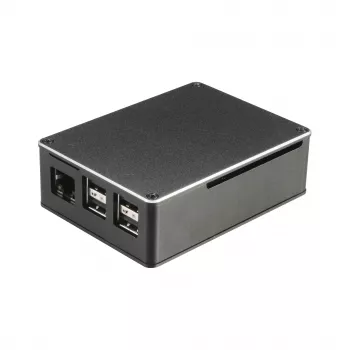 Pouzdro Akasa A-RA02-M1B pro Raspberry Pi - hliník - bezventilátorové pasivní chlazení - černé