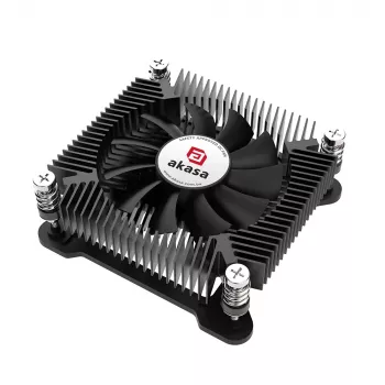 Akasa KS7 Intel LGA 1200/115X low profile chladič CPU, výška 16 mm, šrouby a backplate