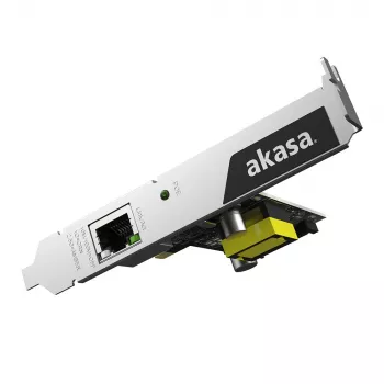 Akasa 2.5G PCIe síťová karta s PoE do 25,5 W