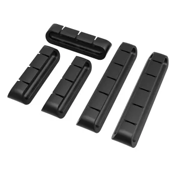 Akasa držák kabelů 3x3-port + 2x5-port černý